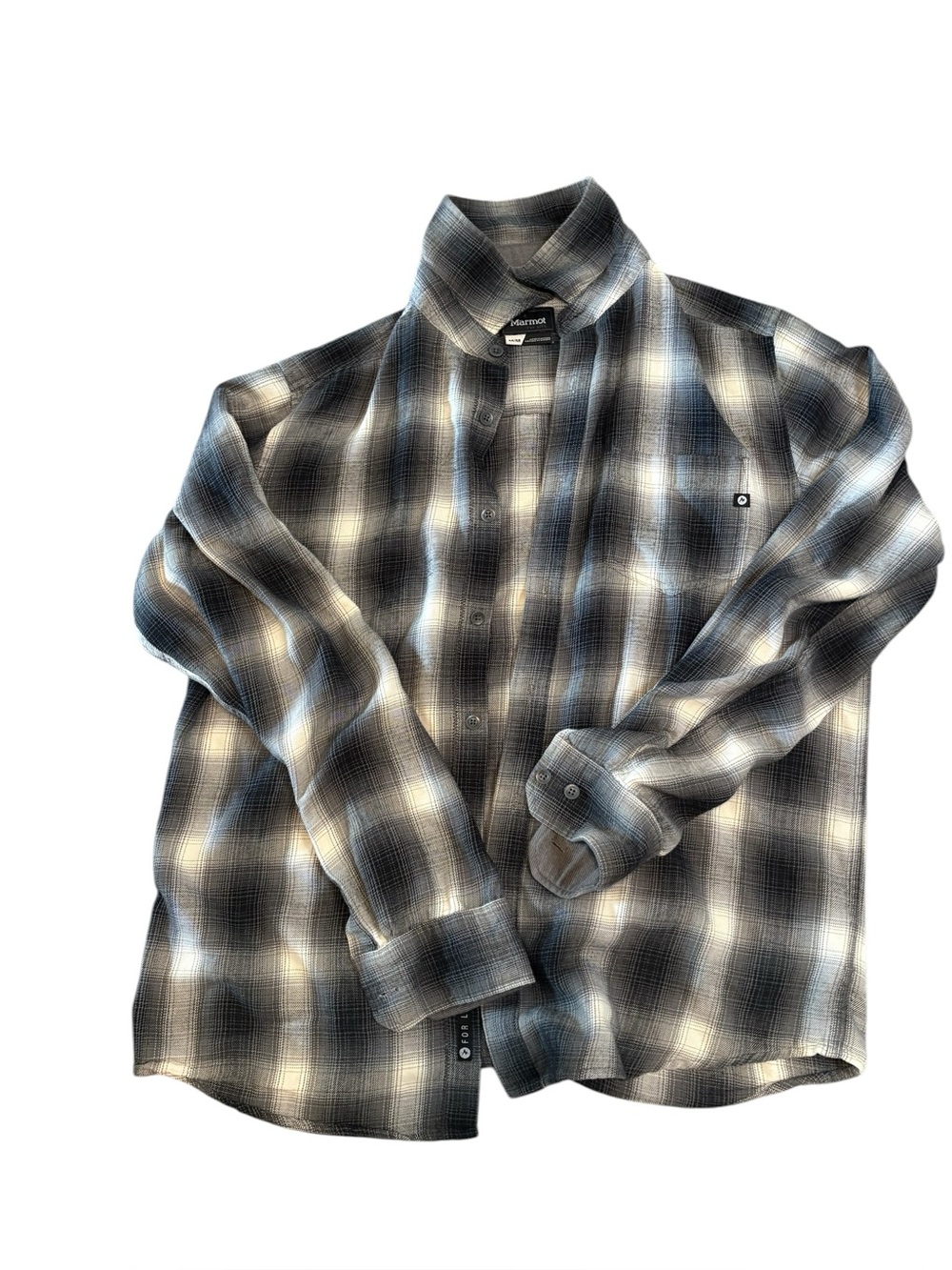 Marmot Medium Plaid Button Up
